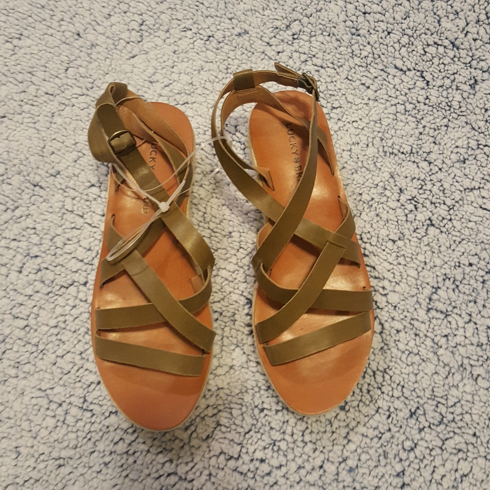 Lucky brand esparadille wedge sandals - Picture 4 of 8